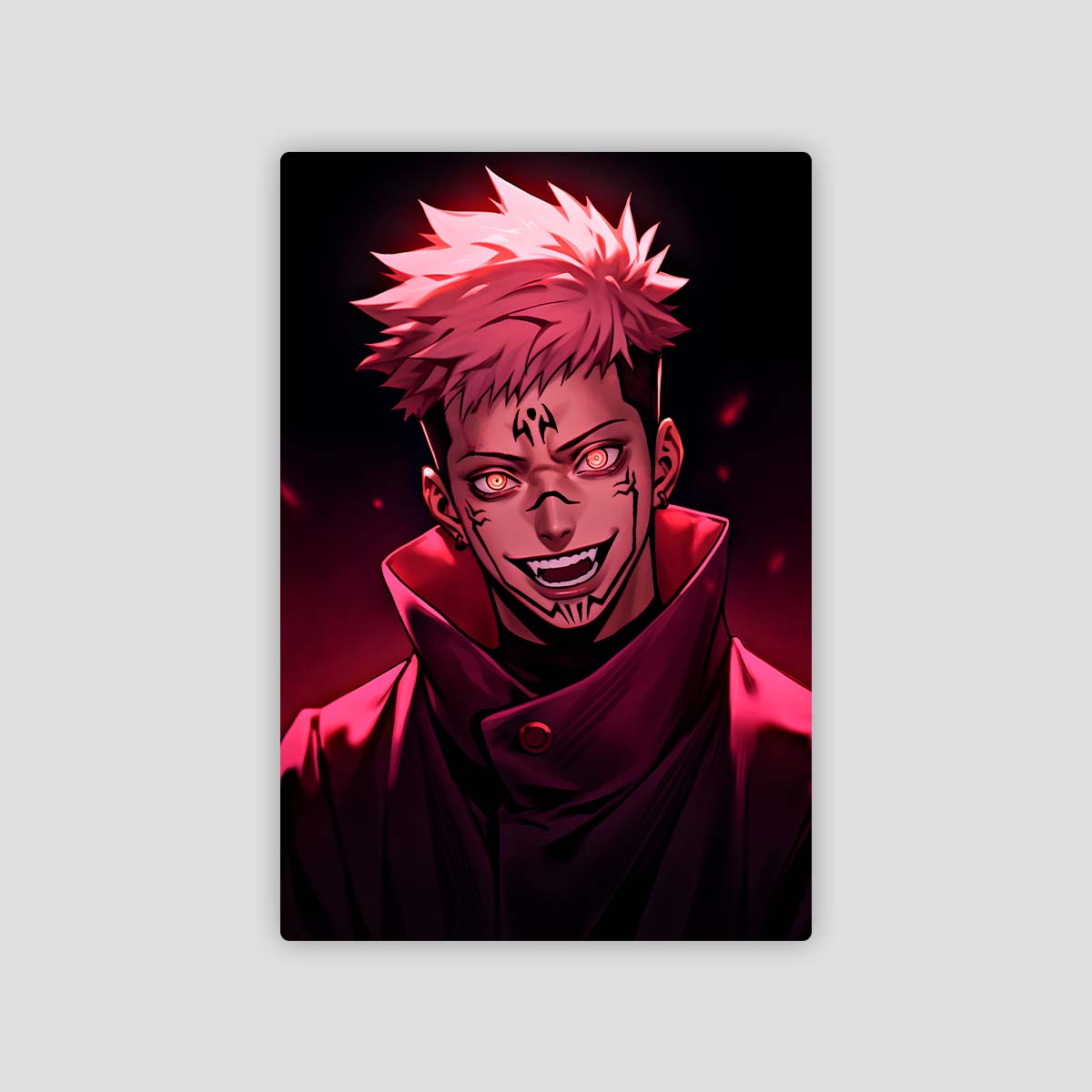 Sukuna - Jujutsu Kaisen Metal Poster - muteminds