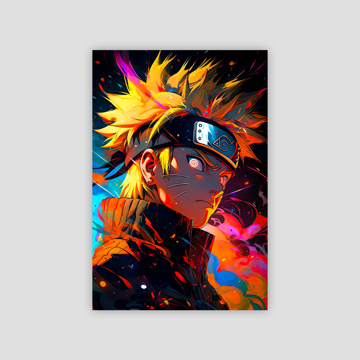 Inkjet Naruto Metal Poster