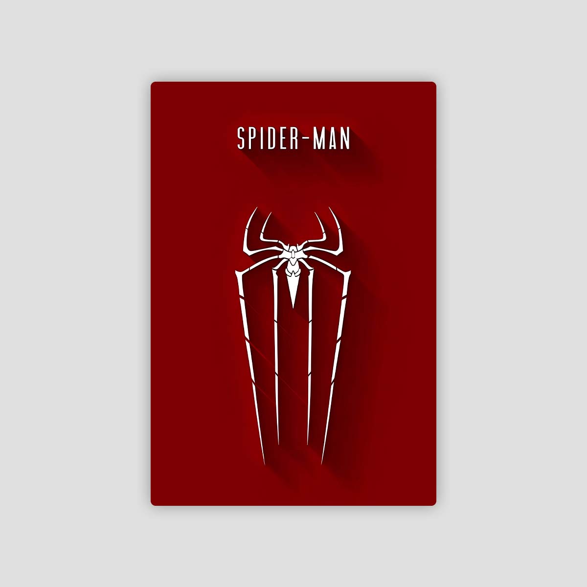 Spider-Man Minimalist - Metal Poster