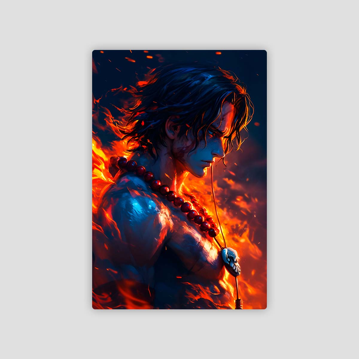 Portgas D. Ace - One Piece Metal Poster