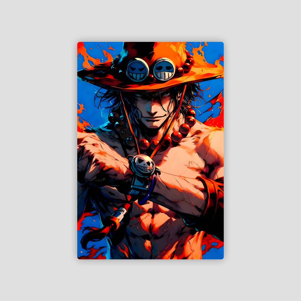 Portgas D. Ace - One Piece - Metal Poster