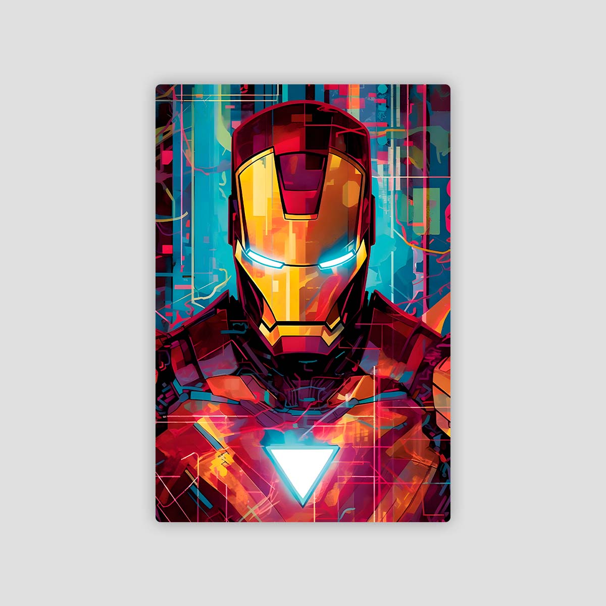 Iron Man - Metal Poster